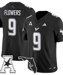 Quinton Flowers Jersey #9 South Florida Bulls 2025 Limited Stitched