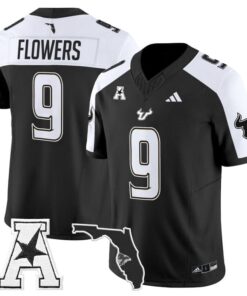 Quinton Flowers Jersey 9 South Florida Bulls 2025 Limited Stitched Black Alter