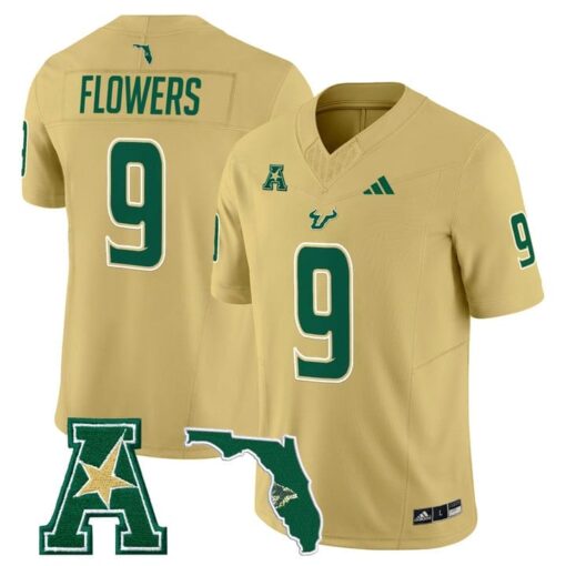Quinton Flowers Jersey #9 South Florida Bulls 2025 Limited Stitched - Image 5
