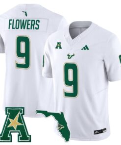 Alternative view of Quinton Flowers Jersey #9 South Florida Bulls 2025 Limited Stitched