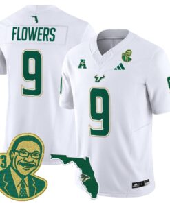 Alternative view of Quinton Flowers Jersey #9 South Florida Bulls Lee Roy Selmon Legacy