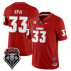 Randolph Kpai Jersey 33 UNM Lobo Football 2025 Stitched Red