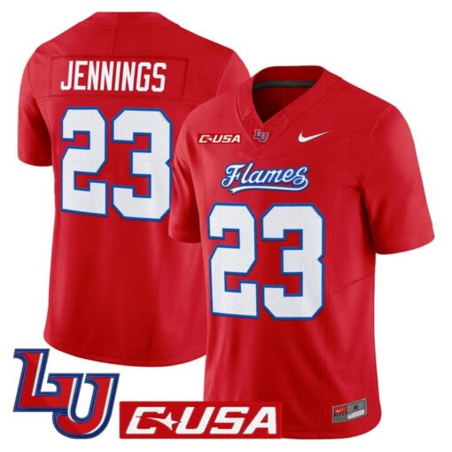Rashad Jennings Jersey #23 Liberty Flames 2025 Vapor Limited Stitched - Image 5