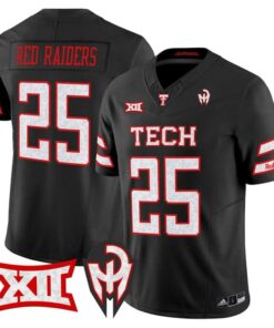 Red Raiders Jersey #25 Texas Tech Too Cold Vapor Limited Stitched