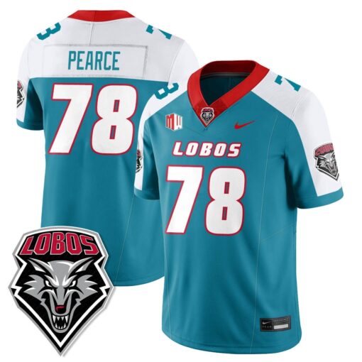 Richard Pearce Jersey #78 UNM Lobo Football 2025 All Stitched - Image 2