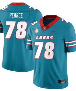 Richard Pearce Jersey #78 UNM Lobo Football 2025 All Stitched
