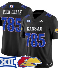 Rock Chalk Jersey #785 Kansas Jayhawks 2025 Vapor Limited Stitched