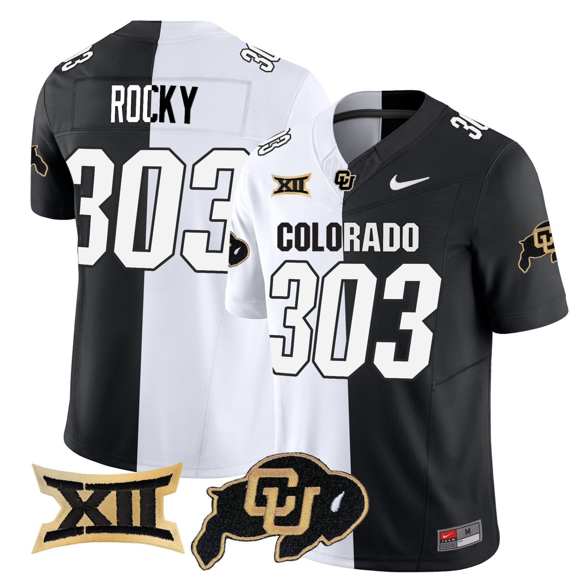Rocky Jersey #303 Colorado Buffaloes 2025 Vapor Limited Stitched 5 Rocky Jersey #303 Colorado Buffaloes 2025 Vapor Limited Stitched - Image 5