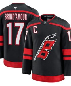 Alternative view of Rod Brind'Amour Jersey #17 Carolina Hurricanes 2025 - 26 Premium Stitched