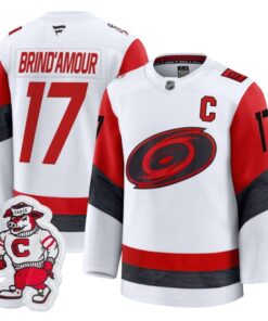 Rod Brind Amour Jersey 17 Carolina Hurricanes 2025 26 Premium White Away