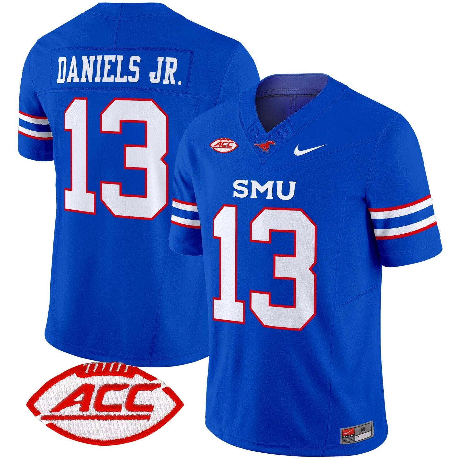 Roderick Daniels Jr Jersey #13 SMU Mustangs 2025 Vapor Limited Stitched - Image 3