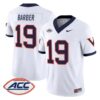 Ronde Barber Jersey 19 Virginia Cavaliers 1995 Throwbacks Stitched White 5e0535cc 0b65 4b06 8a80 6ef117fab266