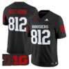 Rust Born Jersey #812 Indiana Hoosiers 2025 Limited Stitched 11 Rust Born Jersey 812 Indiana Hoosiers 2025 Limited Stitched Black