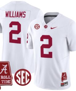 Alternative view of Ryan Williams Jersey #2 Alabama Crimson Throwback Alabama Map Stitched