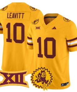 Sam Leavitt Jersey #10 Arizona State Sun Devils 1975 Throwback Stitched