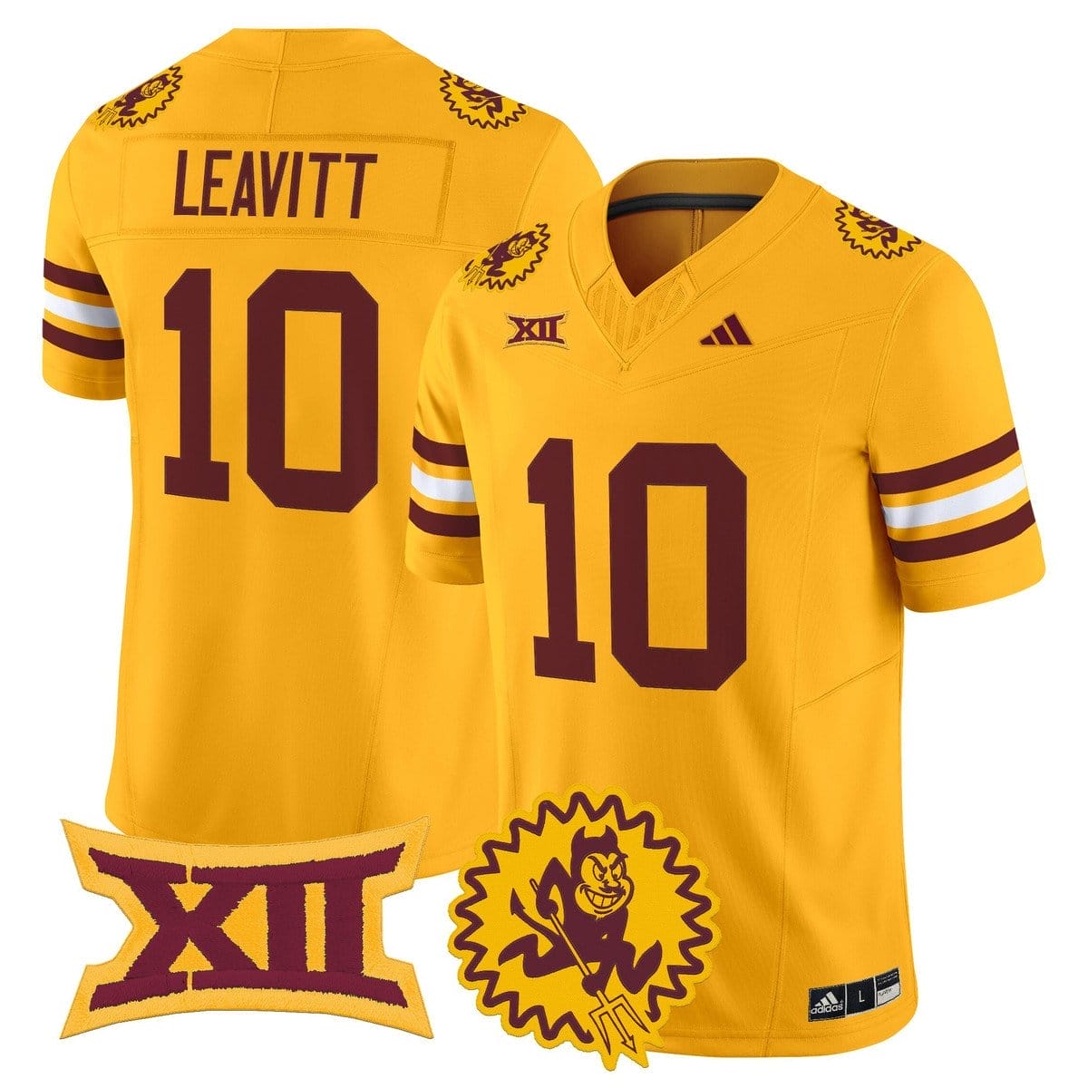 Sam Leavitt Jersey #10 Arizona State Sun Devils 1975 Throwback Stitched 1 Sam Leavitt Jersey #10 Arizona State Sun Devils 1975 Throwback Stitched