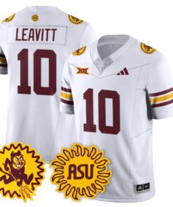 Alternative view of Sam Leavitt Jersey #10 Arizona State Sun Devils 1975 Throwback Stitched