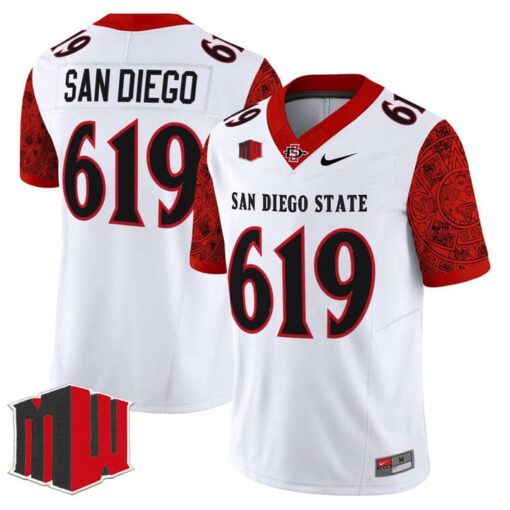 San Diego Jersey #619 San Diego State Aztecs 2025 Limited Stitched - Image 3