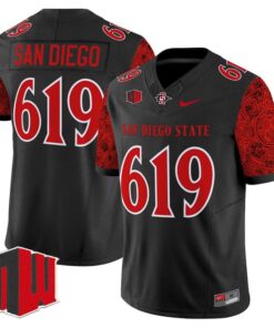 San Diego Jersey #619 San Diego State Aztecs 2025 Limited Stitched