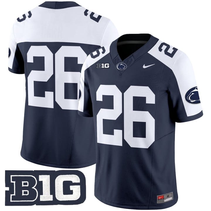 Saquon Barkley Jersey #26 No Name Penn State Nittany Lions 2025 Stitched - Image 3