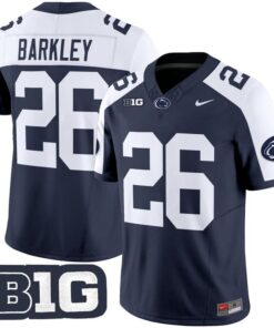 Alternative view of Saquon Barkley Jersey #26 Penn State Limited 2025 Stitched