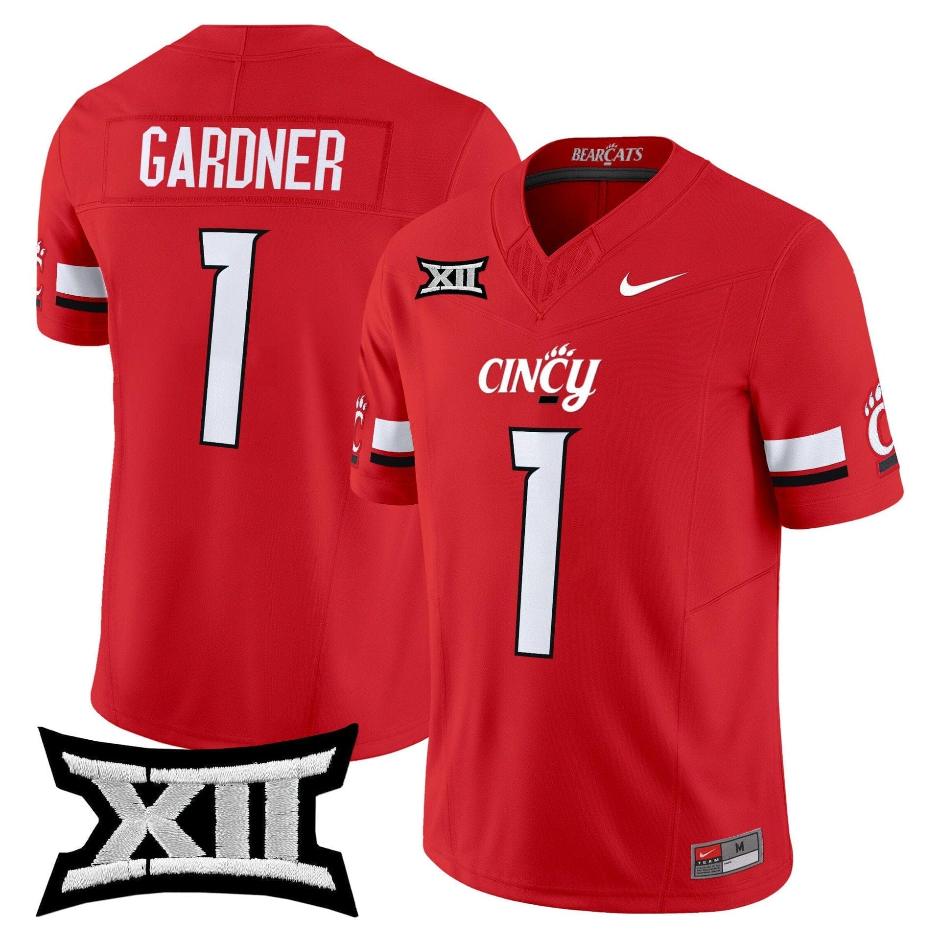 Sauce Gardner Jersey #1 Cincinnati Bearcats 2025 Vapor Limited Stitched - Image 3