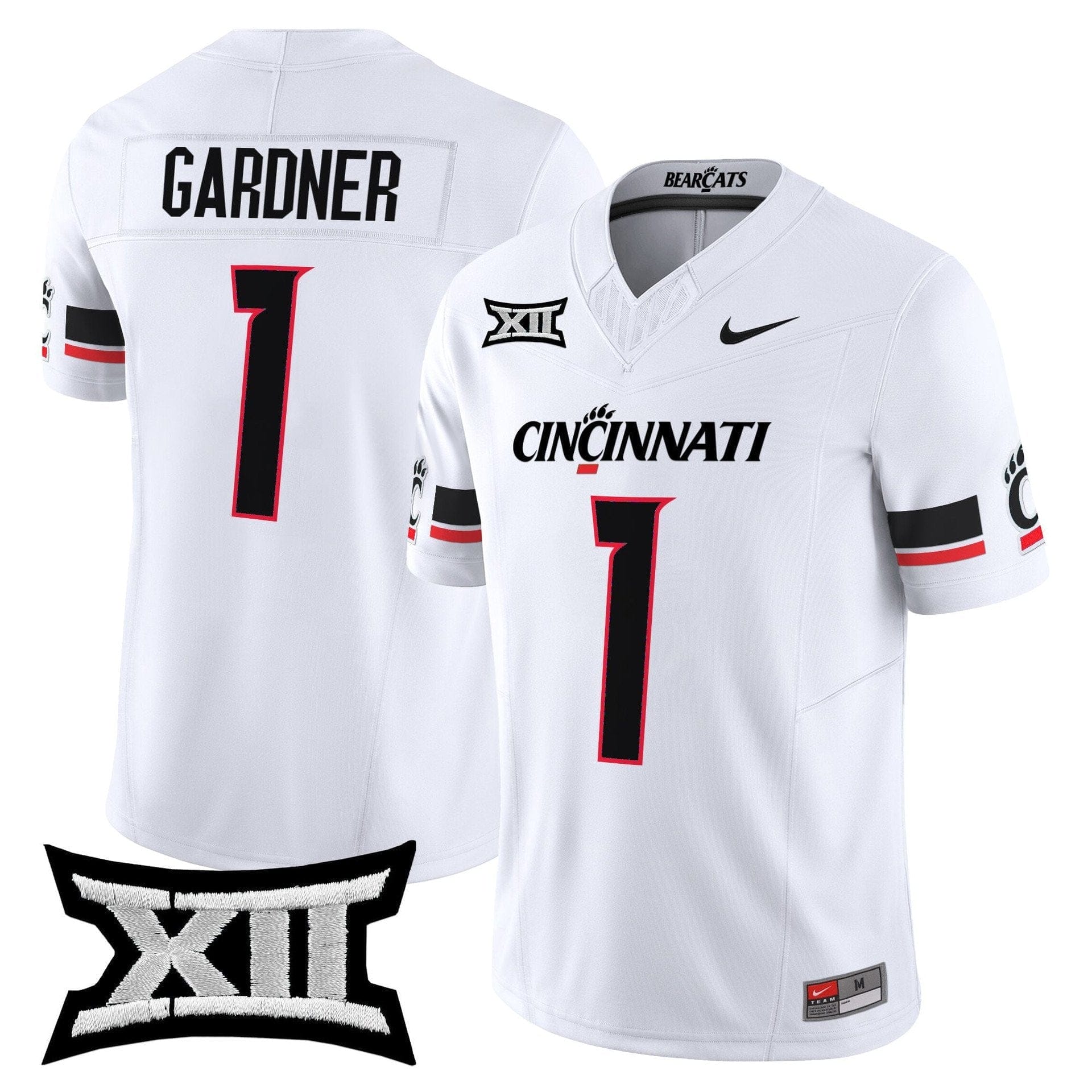 Sauce Gardner Jersey #1 Cincinnati Bearcats 2025 Vapor Limited Stitched - Image 2