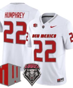 Alternative view of Scottre Humphrey Jersey #22 New Mexico Lobos 2025 Vapor Limited Stitched