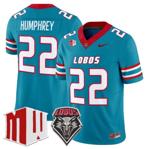 Scottre Humphrey Jersey #22 New Mexico Lobos 2025 Vapor Limited Stitched
