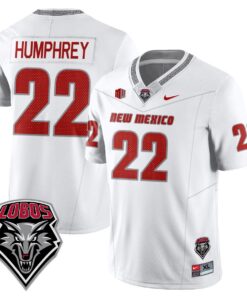 Alternative view of Scottre Humphrey Jersey #22 UNM Lobo Football 2025 Stitched