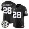 Sedrick Alexander Jersey 28 Vanderbilt Commodores 2025 Limited Stitched Black
