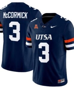 Alternative view of Sincere McCormick Jersey #3 UTSA Roadrunners 2025 Vapor Limited Stitched