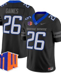 Sire Gaines Jersey #26 Boise State Broncos 2025 Vapor Stitched