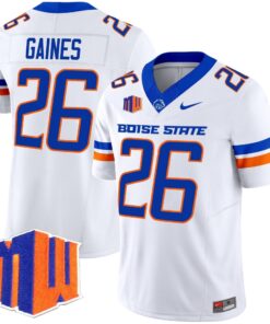 Alternative view of Sire Gaines Jersey #26 Boise State Broncos 2025 Vapor Stitched