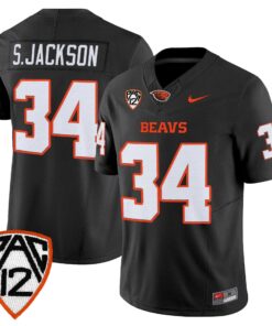 Steven Jackson Jersey #34 Oregon State Beavers 2025 Limited Stitched
