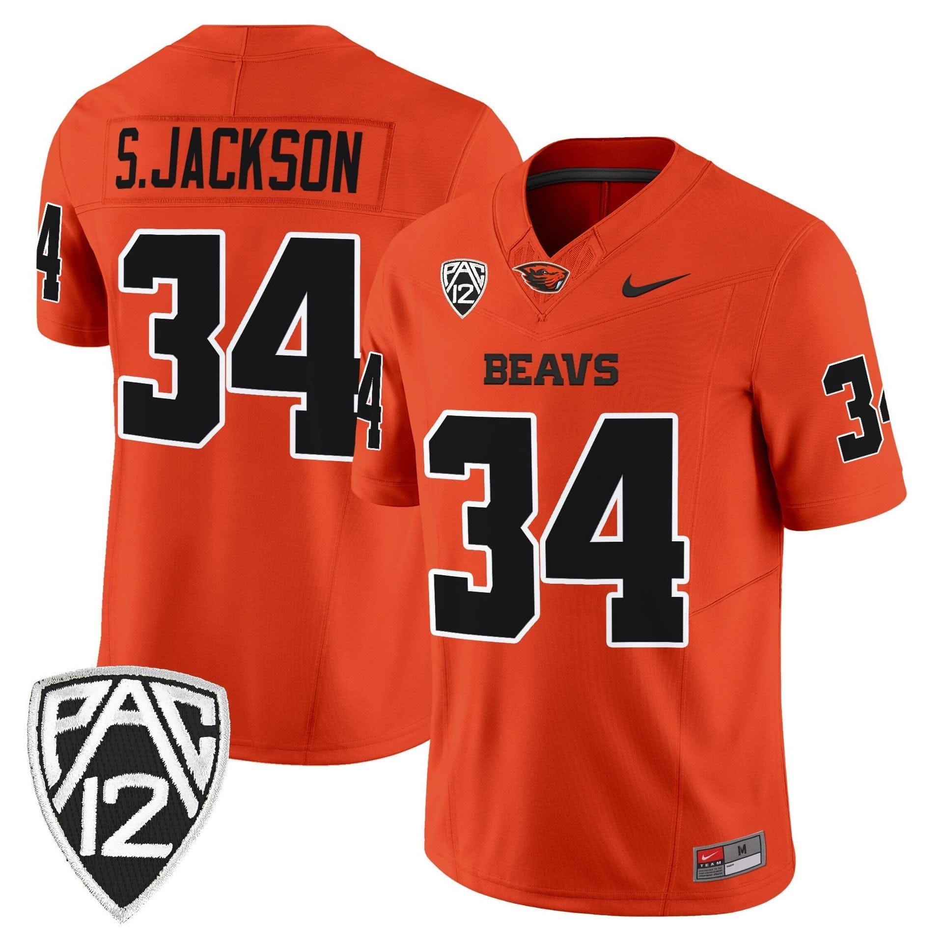 Steven Jackson Jersey #34 Oregon State Beavers 2025 Limited Stitched - Image 5