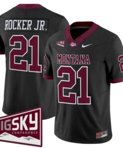 Stevie Rocker Jr Jersey #21 Montana Grizzlies 2025 Vapor Stitched