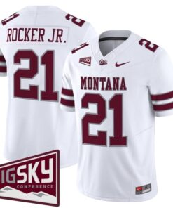 Stevie Rocker Jr Jersey #21 Montana Grizzlies 2025 Vapor Stitched Black Alter 9 Stevie Rocker Jr Stitched White