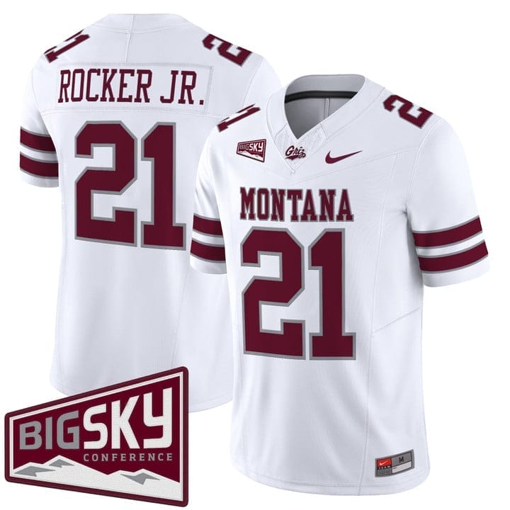 Stevie Rocker Jr Jersey #21 Montana Grizzlies 2025 Vapor Stitched Black Alter 5 Stevie Rocker Jr Jersey #21 Montana Grizzlies 2025 Vapor Stitched Black Alter - Image 5