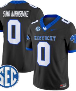 Sumo-Karngbaye Jersey #0 Kentucky Wildcats 2025 Limited Stitched