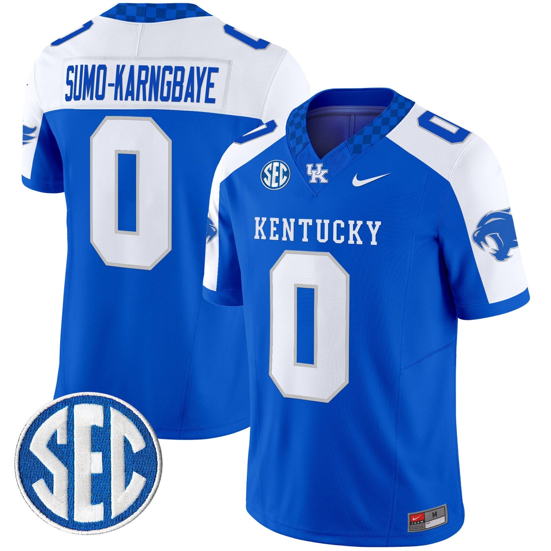 Sumo-Karngbaye Jersey #0 Kentucky Wildcats 2025 Limited Stitched - Image 3