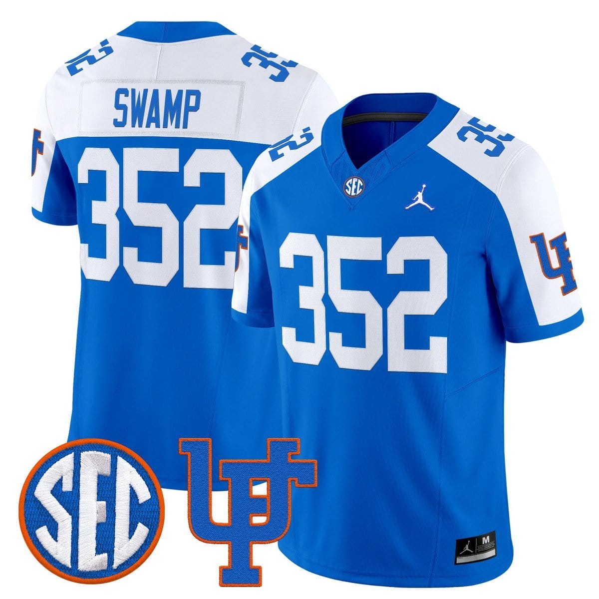 Swamp Jersey #352 Florida Gators 1960s Throwback Vapor Limited - Image 3