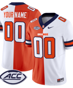 Syracuse Orange Split Custom Jersey - All Stitched