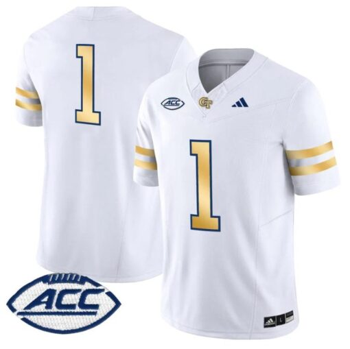 Team Jersey #1 Georgia Tech Yellow Jackets 2025 Limited Stitched