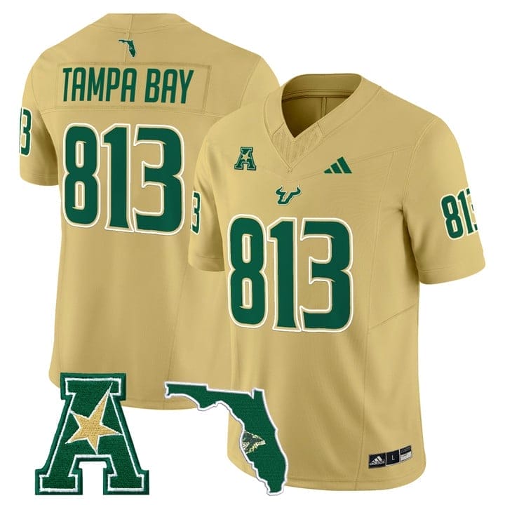 Tampa Bay Jersey #813 South Florida Bulls 2025 Vapor Limited Stitched - Image 5