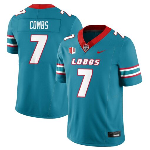 Tavian Combs Jersey #7 UNM Lobo Football 2025 All Stitched