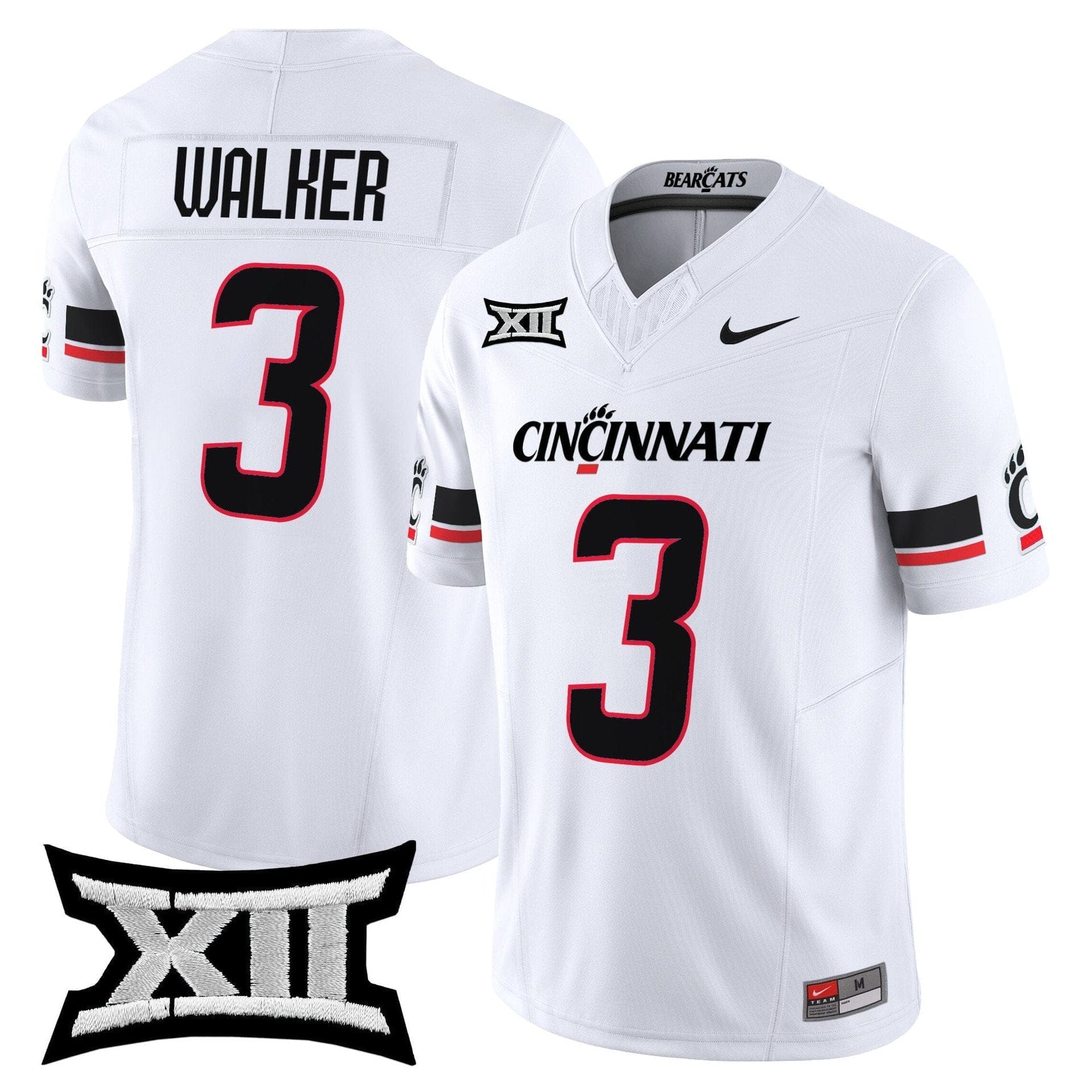 Tawee Walker Jersey #3 Cincinnati Bearcats 2025 Vapor Limited Stitched 2 Tawee Walker Jersey #3 Cincinnati Bearcats 2025 Vapor Limited Stitched - Image 2