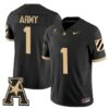 Team Jersey #1 Army Black Knights 2025 Vapor Limited Stitched 13 Team JerseyDed Black