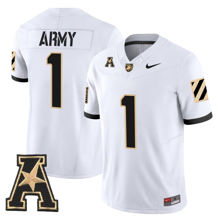 Team Jersey #1 Army Black Knights 2025 Vapor Limited Stitched 5 Team Jersey #1 Army Black Knights 2025 Vapor Limited Stitched - Image 5