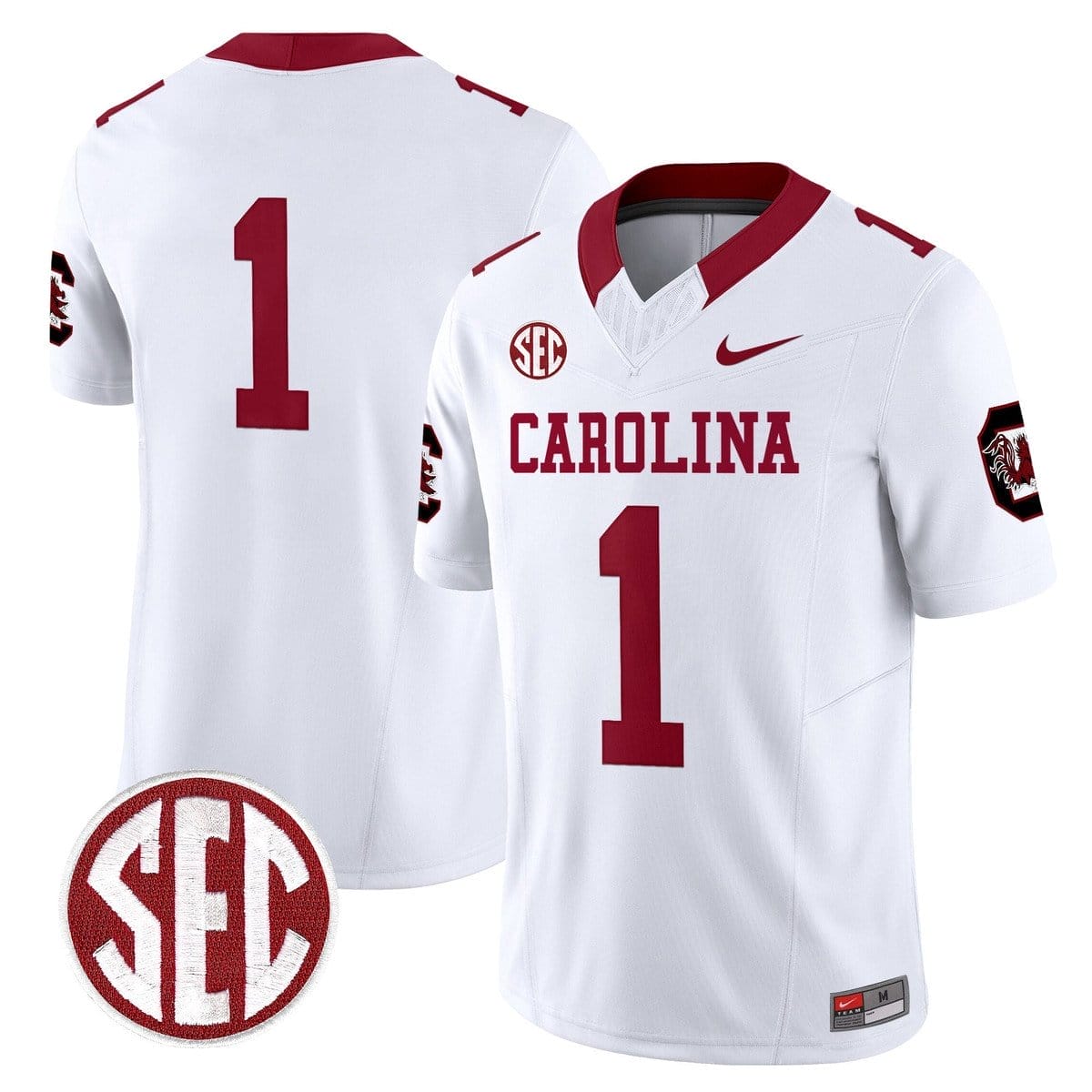 Team Jersey #1 Carolina 1980 Throwback Rebrand 2026 Stitched 2 Team Jersey #1 Carolina 1980 Throwback Rebrand 2026 Stitched - Image 2